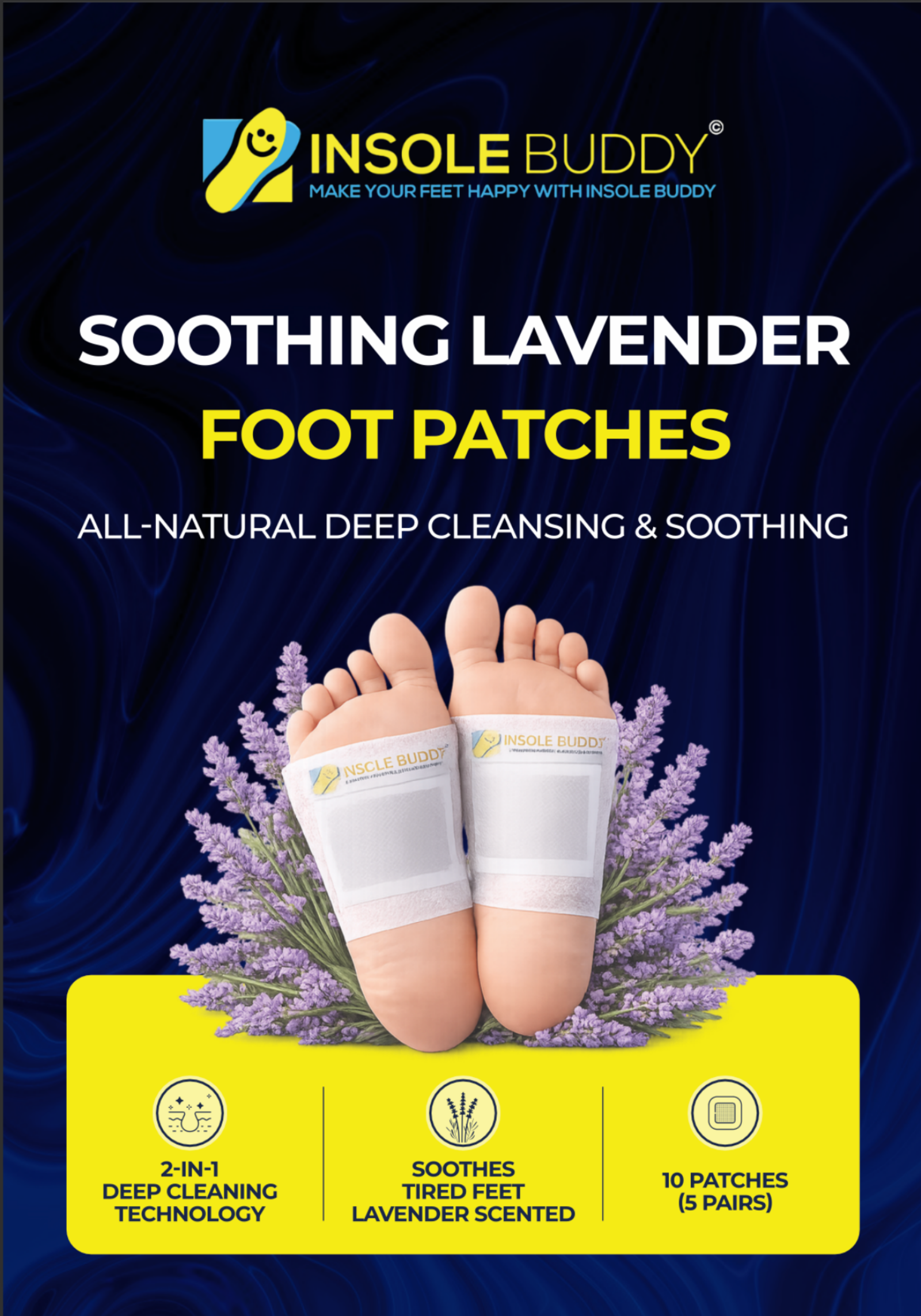 PREORDER SALE Soothing Lavender Foot Patches