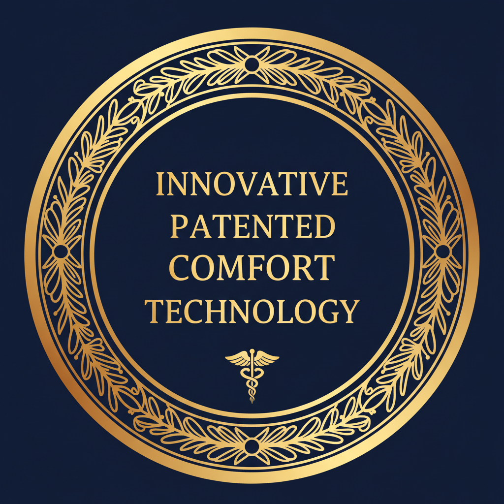 Innovative Patented Comfort Technology Badge